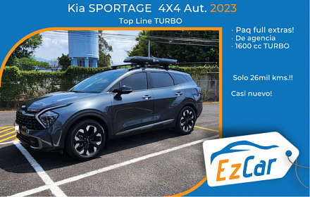 KIA SPORTAGE Aut 4X4 2023 Tope de linea